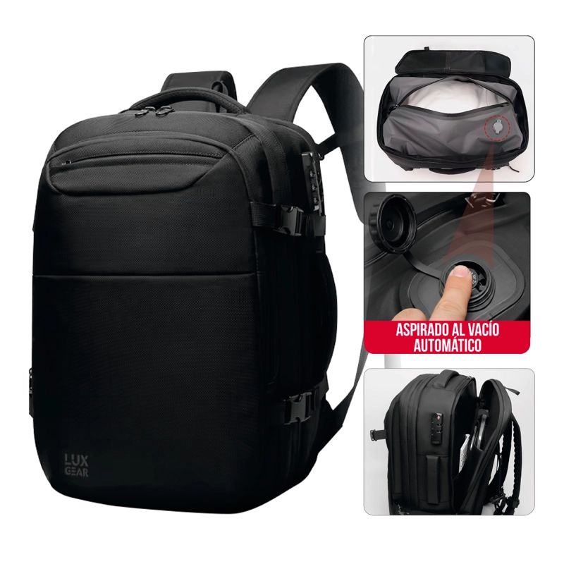 MOCHILA DE VIAJE CON BOMBA AL VACIO LUXGEAR 900D 42 LITROS - 1