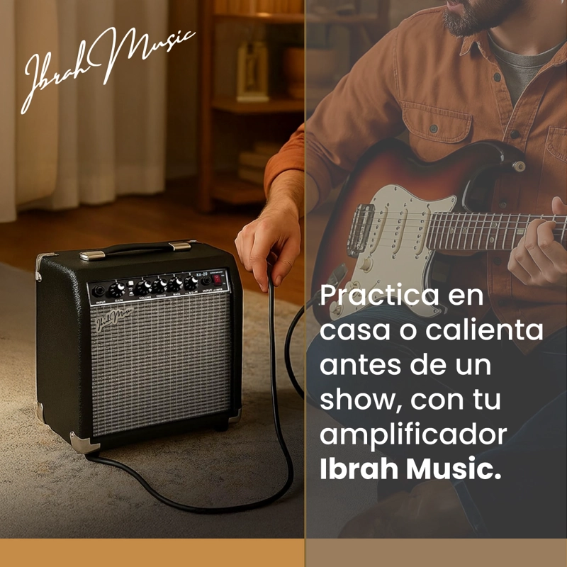 AMPLIFICADOR GUITARRA ELECTRICA Y ELECTROACUSTICA IBRAH KA-20W - 7