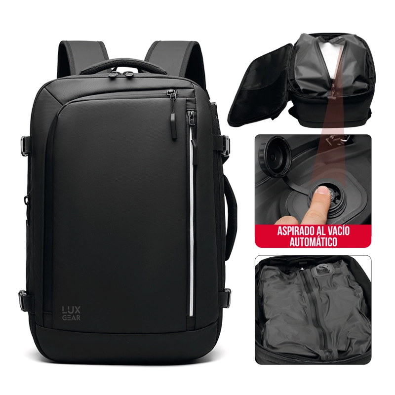 MOCHILA DE VIAJE CON BOMBA AL VACIO 900D LUXGEAR 40 LITROS - 1