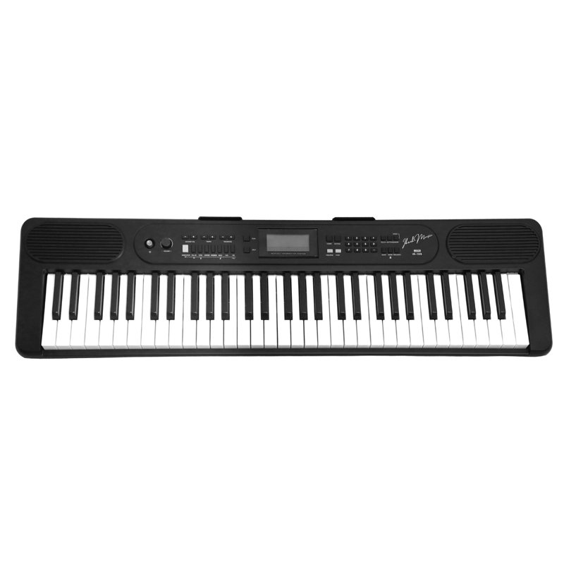 TECLADO MUSICAL 61 TECLAS IBRAH MUSIC PIANO CON MIDI SUSTAIN - 1