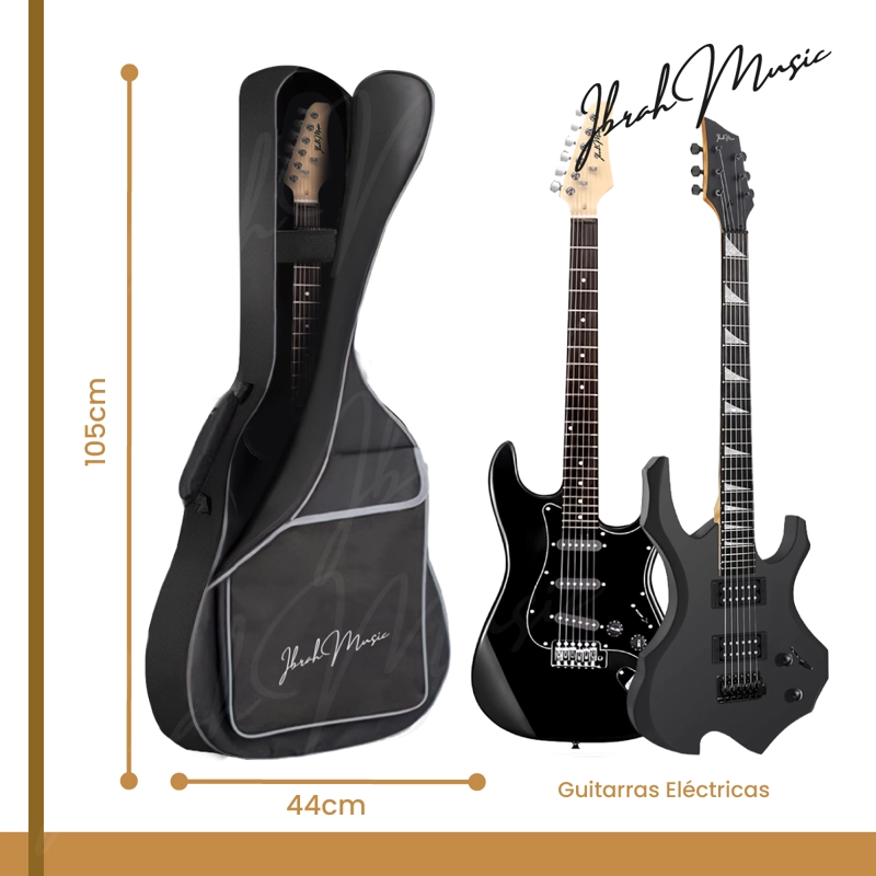 FUNDA PARA GUITARRA 41 PULGADAS IBRAH BOLSO DE TRANSPORTE - 2