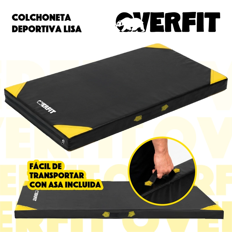 COLCHONETA DEPORTIVA LISA OVERFIT 50MM EJERCICIOS ABDOMINAL - 5