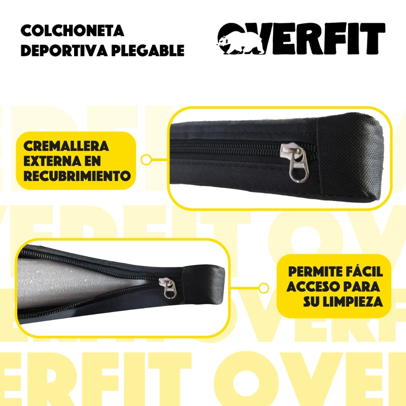 COLCHONETA DEPORTIVA OVERFIT 50 MM EJERCICIOS ABDOMINALES - 5