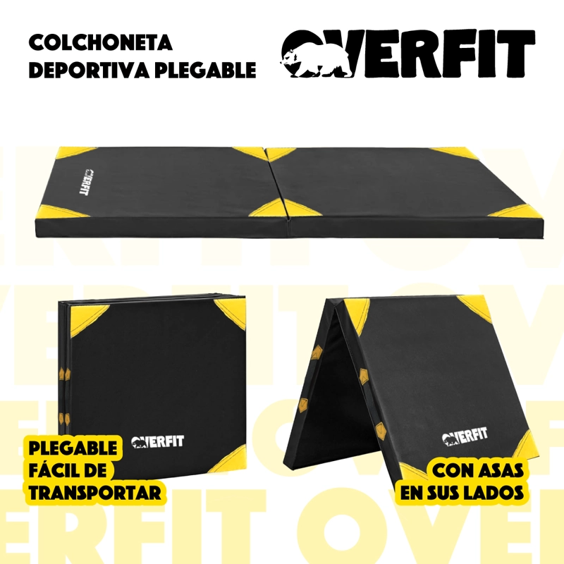 COLCHONETA DEPORTIVA OVERFIT 50 MM EJERCICIOS ABDOMINALES - 7