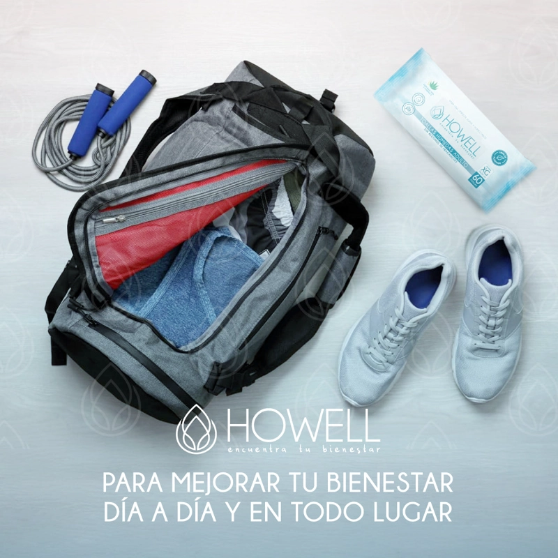 TOALLITAS HUMEDAS ADULTO HOWELL CUIDADO PERSONAL HIGIENE INTIMA RESISTENTES - 10
