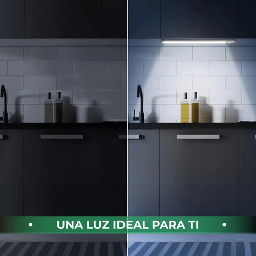 APLIQUE PARED LUZ LED HOSSER BARRA CON SENSOR DE MOVIMIENTO BLANCO - 9