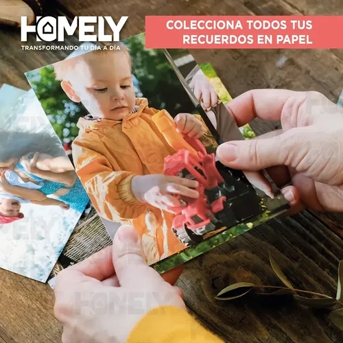 PAPEL FOTOGRAFICO GLOSSY 4R 230 GRAMOS HOMELY 100 HOJAS BLANCO - 5