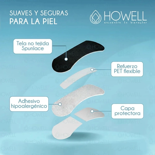 TIRAS NASALES HOWELL DILATADOR NASAL 30 UNIDADES NEGRO - 5