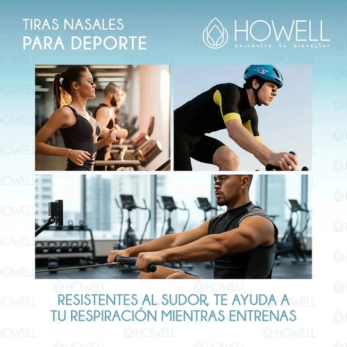 TIRAS NASALES HOWELL DILATADOR NASAL 30 UNIDADES NEGRO - 8