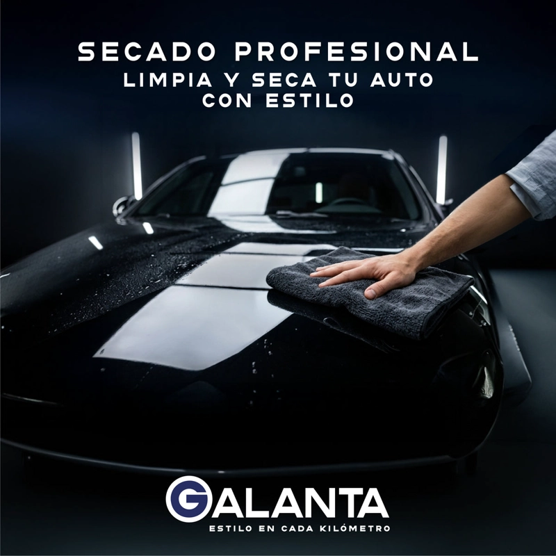 TOALLA  MICROFIBRA GALANTA 1200 GSM PARA AUTOS TOALLA SECADO ULTRA ABSORBENTE GRIS - 5