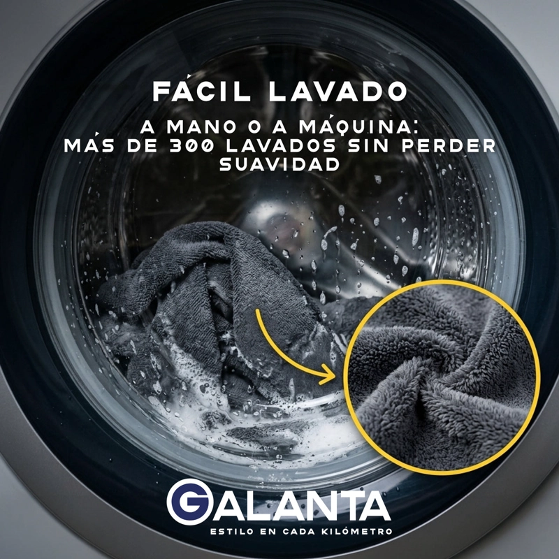 TOALLA  MICROFIBRA GALANTA 1200 GSM PARA AUTOS TOALLA SECADO ULTRA ABSORBENTE GRIS - 6