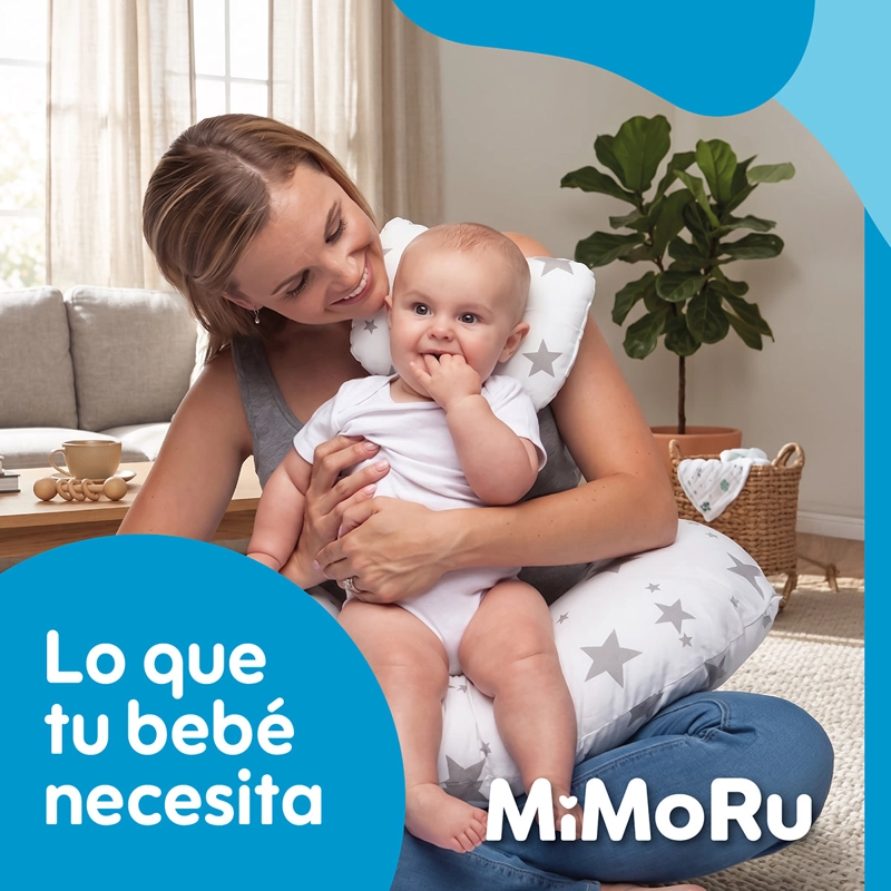 COJIN DE LACTANCIA MIMORU DISEÑO ESTRELLAS ALMOHADA EMBARAZO BEBE - 10