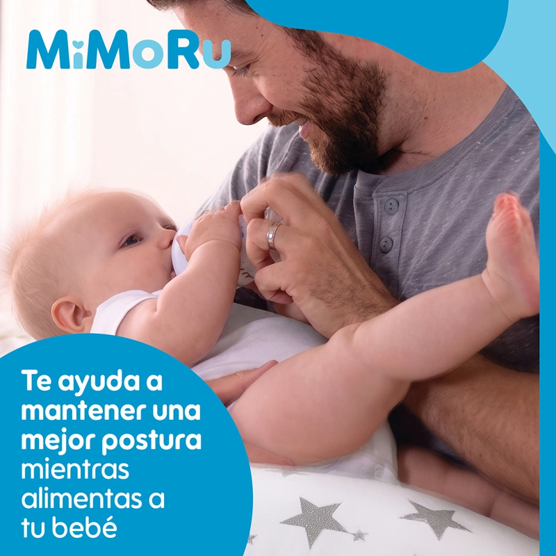 COJIN DE LACTANCIA MIMORU DISEÑO ESTRELLAS ALMOHADA EMBARAZO BEBE - 8