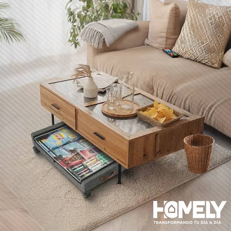 CARRITO ORGANIZADOR BAJO CAMA HOMELY 48L CON RUEDAS PLEGABLE ROPA TEXTILES - 9
