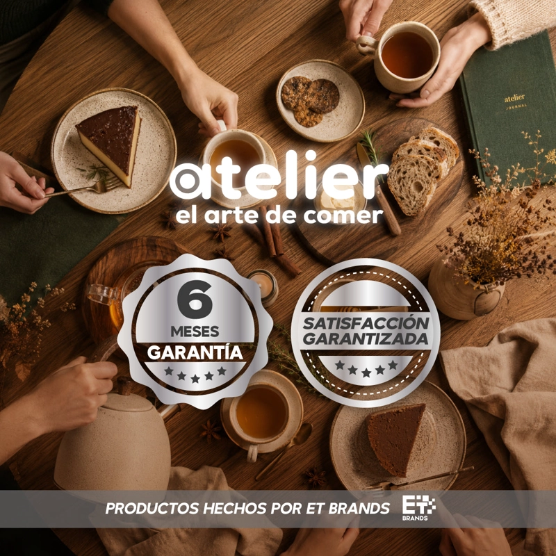 TETERA ACERO INOXIDABLE 2.5L ATELIER ACABADO GRANITO CON SILBATO COCINA E INDUCCION - 11