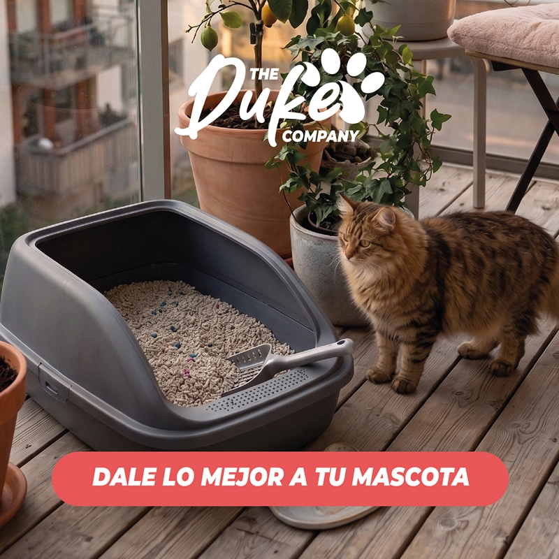 ARENA PARA GATO DUKE 20KG BENTONITA AGLUTINANTE AROMA LIMON ANTIOLOR BAJO POLVO - 9