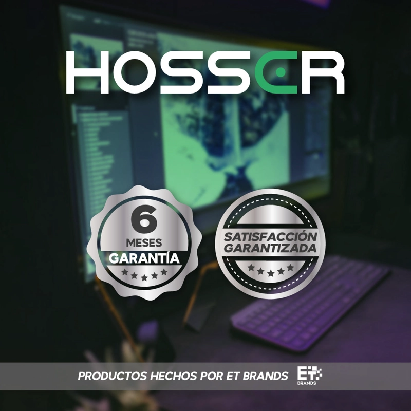 MONITOR GAMER CURVO 27 PULGADAS 200HZ 1MS HOSSER GAMING NEGRO - 10