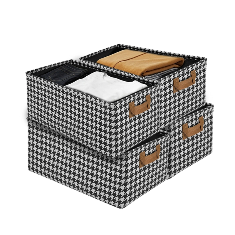 CAJAS ORGANIZADORAS PLEGABLE HOMELY ALMACENAMIENTO ASA SET 4 - 7