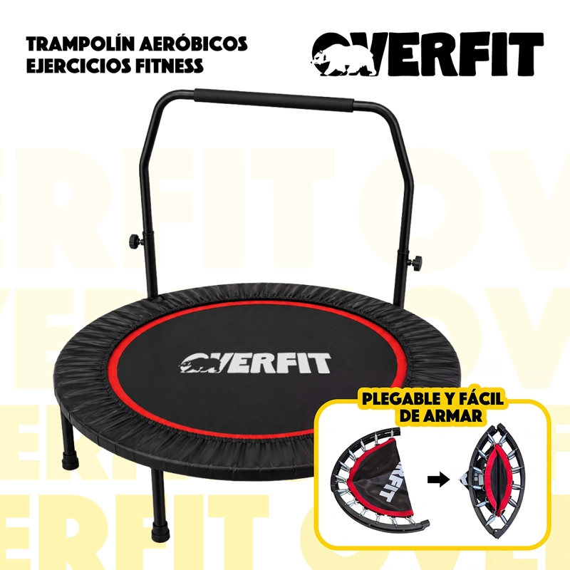 TRAMPOLIN BRINCOLIN AEROBICOS OVERFIT EJERCICIO FITNESS YOGA - 2
