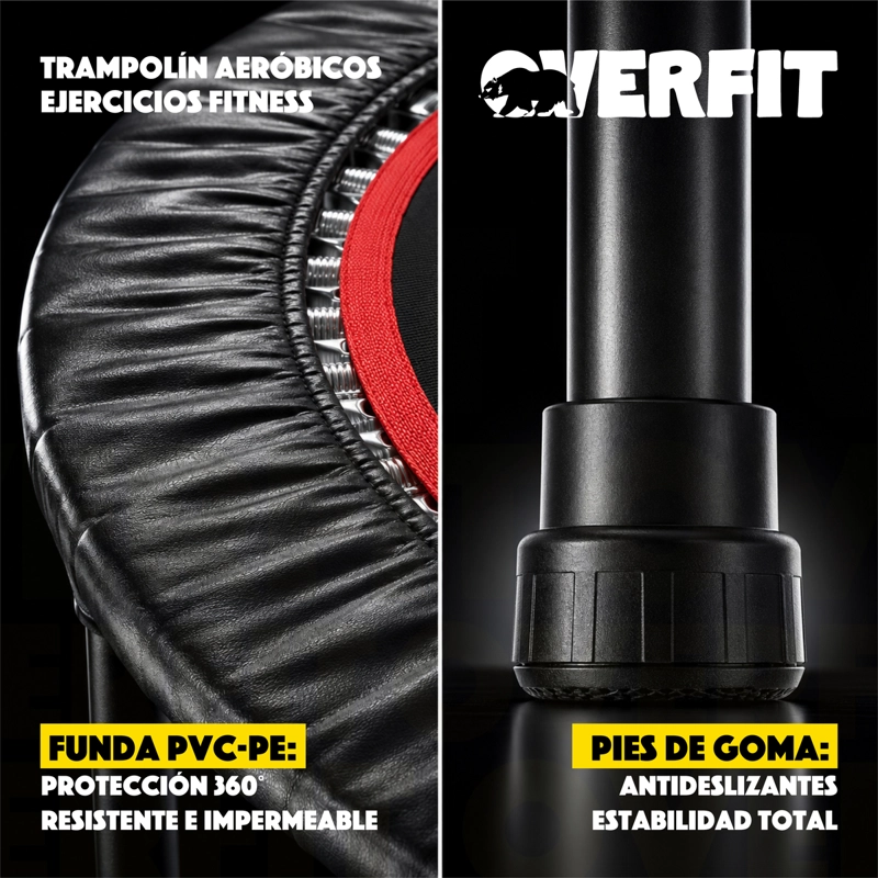 TRAMPOLIN BRINCOLIN AEROBICOS OVERFIT EJERCICIO FITNESS YOGA - 6