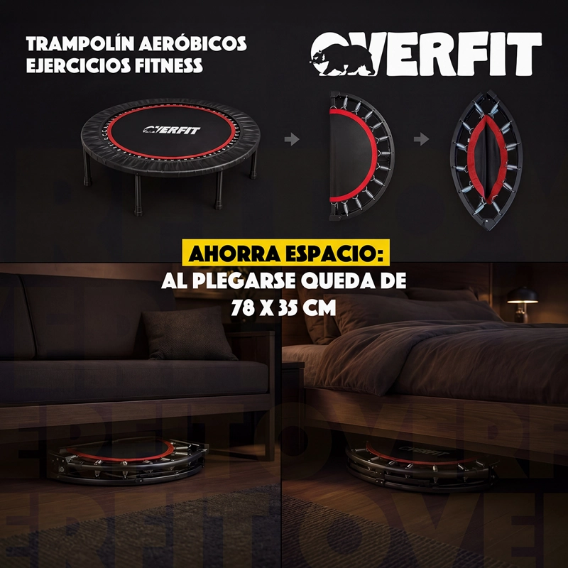 TRAMPOLIN BRINCOLIN AEROBICOS OVERFIT EJERCICIO FITNESS YOGA - 8