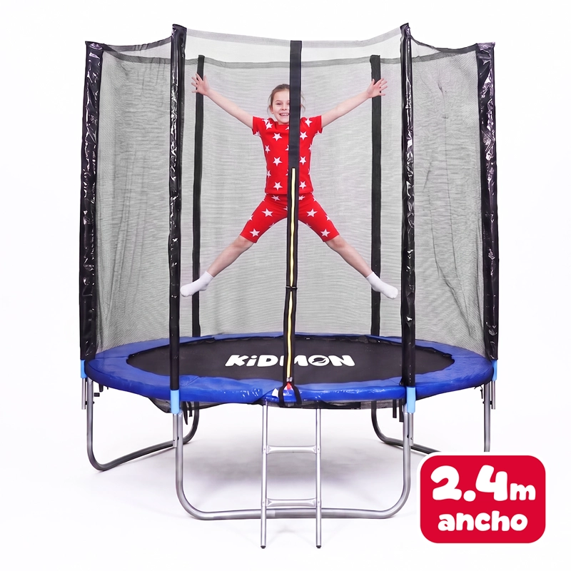 Cama Elastica Trampolin Para Ninos 2.4 Metros Kidmon Cama Saltarina 8ft - 1