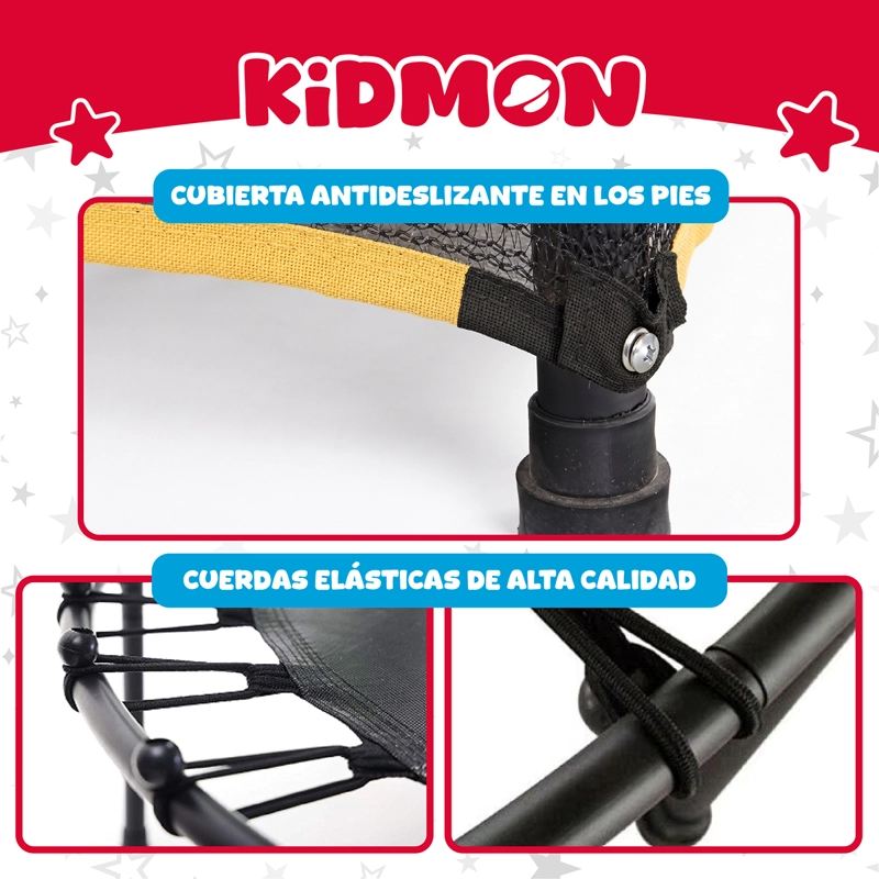Cama Elastica Trampolin Para Ninos 1.4 Metros Kidmon Cama Saltarina 4ft - 6