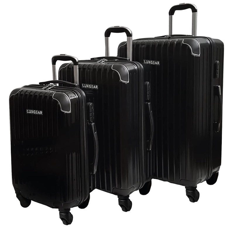 MALETAS 10 15 23KG LUXGEAR SET X3 MALETAS VIAJE ANTIGOLPES - 1