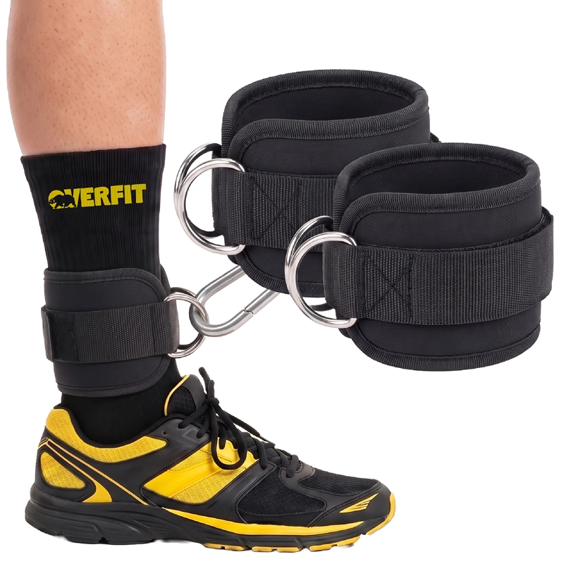 PAR TOBILLERAS PARA POLEA OVERFIT ENTRENEMIENTO TIRONES GYM - 1
