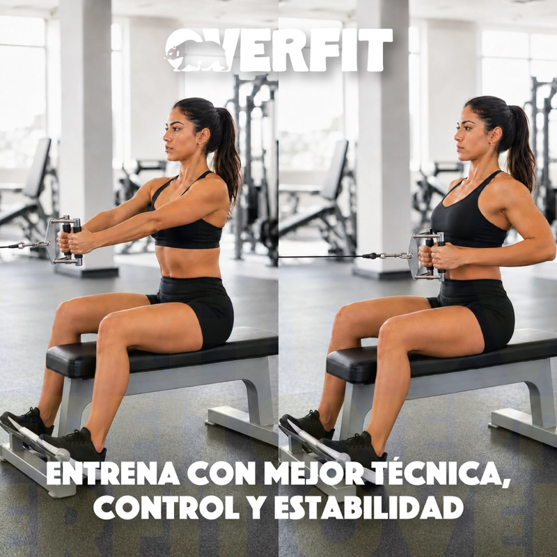 AGARRE TRIANGULO ENGOMADO PRO OVERFIT ENTRENAMIENTO POLEA - 9