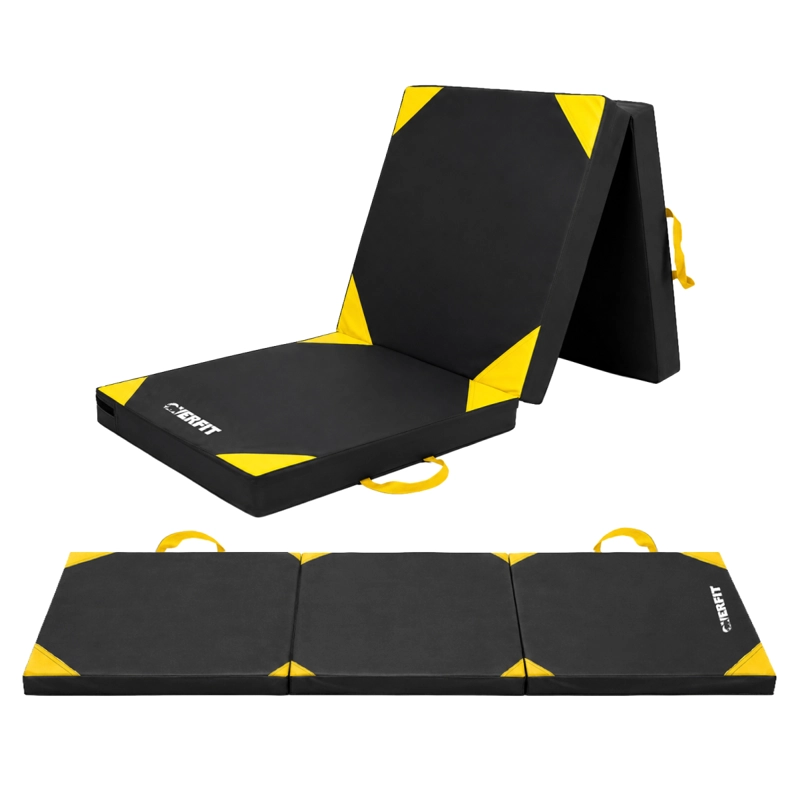 COLCHONETA DEPORTIVA TRIPLE OVERFIT EJERCICIOS PLEGABLE - 1