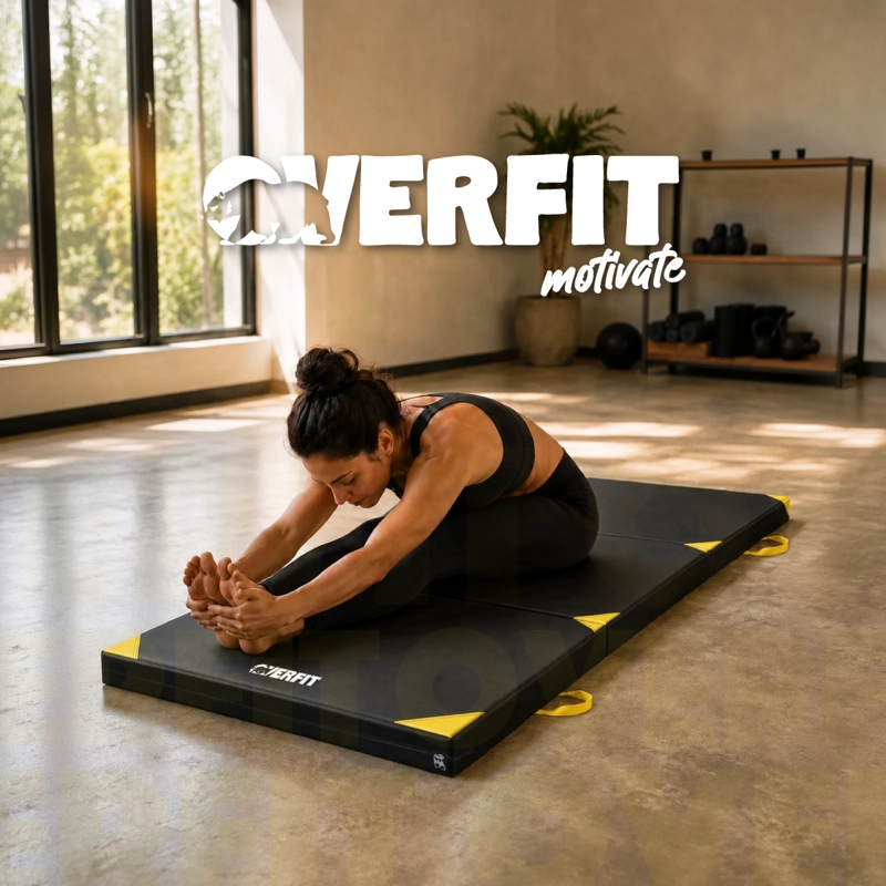 COLCHONETA DEPORTIVA TRIPLE OVERFIT EJERCICIOS PLEGABLE - 10