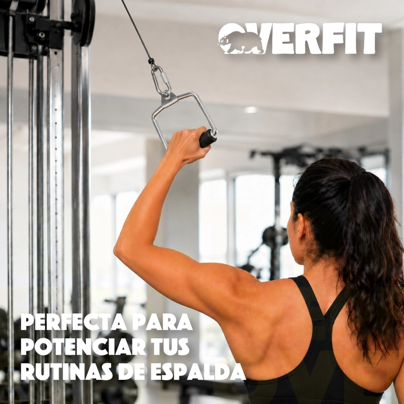 AGARRE UNILATERAL ENGOMADO PRO OVERFIT ENTRENAMIENTO POLEA - 10