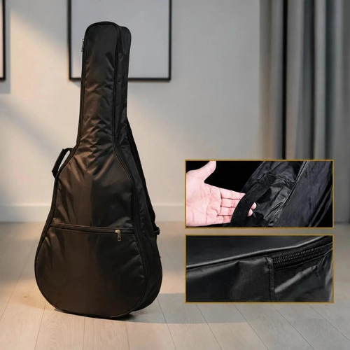 GUITARRA ACUSTICA 41 DREADNOUGHT IBRAH MUSIC CAFE  + ACCESORIOS - 9