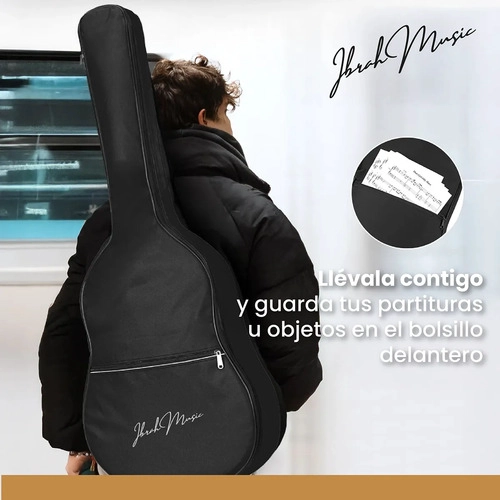 GUITARRA ELECTROACUSTICA 41 IBRAH MUSIC CAFE  EQ + ACCESORIOS - 9