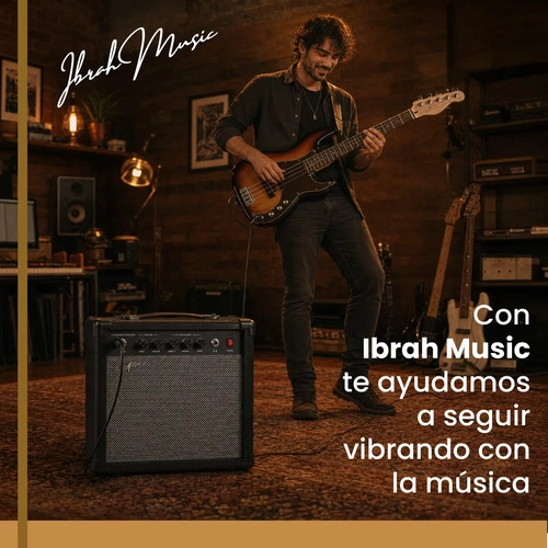 AMPLIFICADOR IBRAH MUSIC ATB-30 BAJO 30W NEGRO - 8