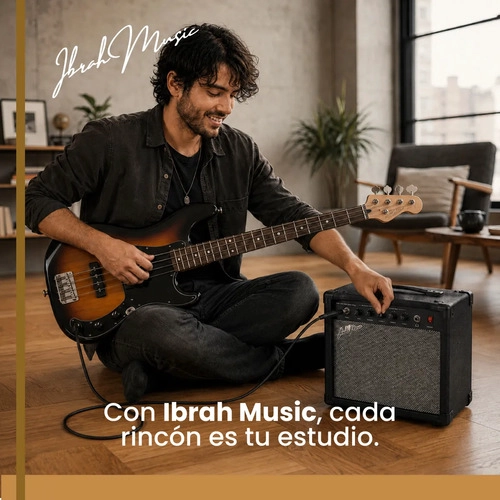 AMPLIFICADOR IBRAH MUSIC ATB-30 BAJO 30W NEGRO - 9