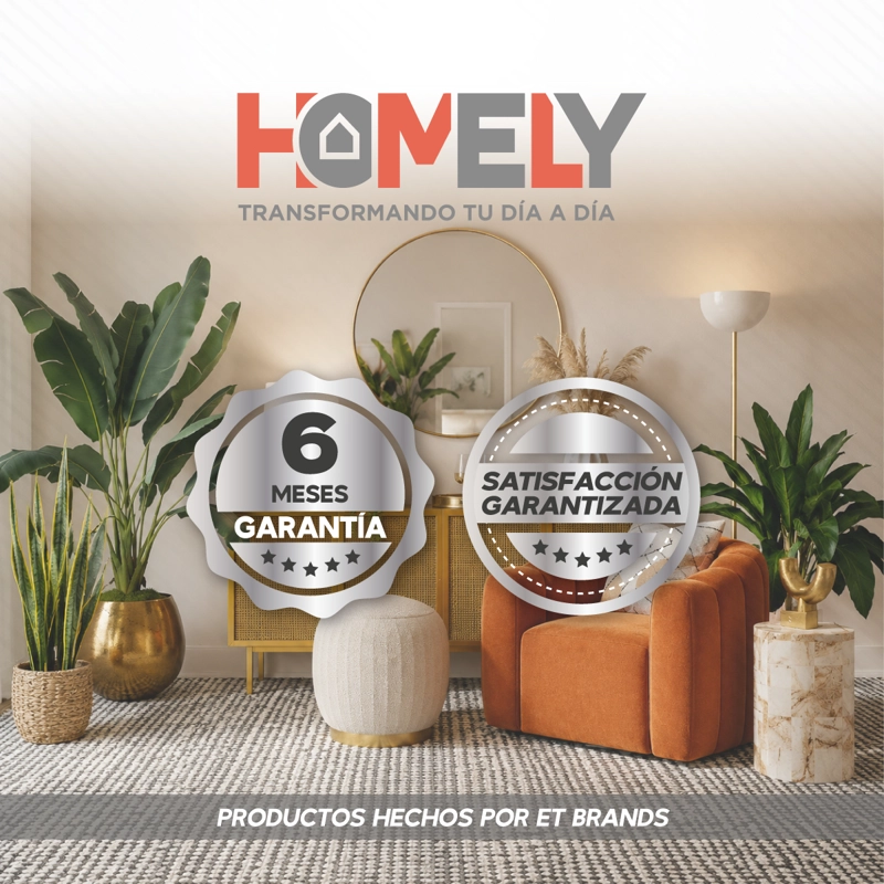 PACK X 6 INDIVIDUALES DE MESA CIRCULARES HOMELY COLOR CAFE - 11