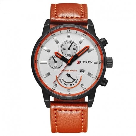 RELOJ HOMBRE 8217 CURREN EN COLOR CAFE - 1