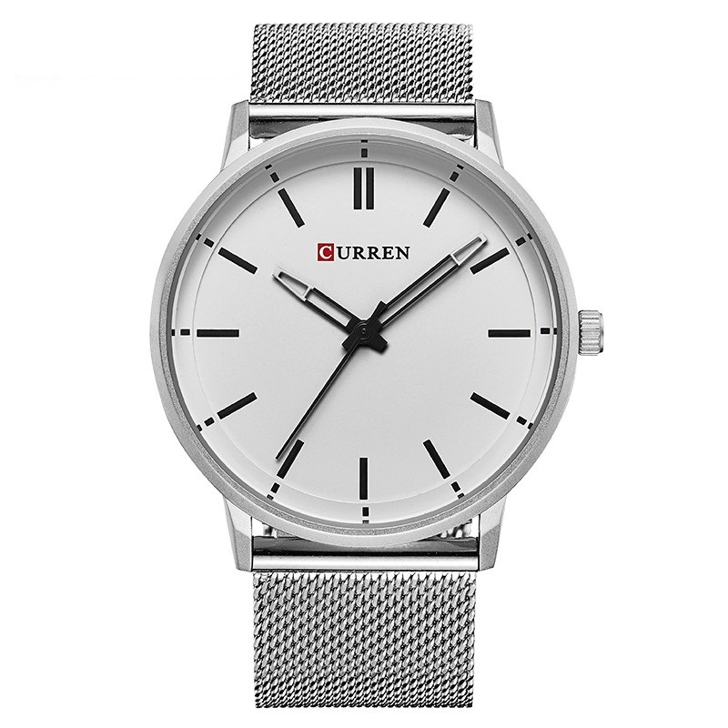 RELOJ HOMBRE 8233 CURREN PLATEADO - 1