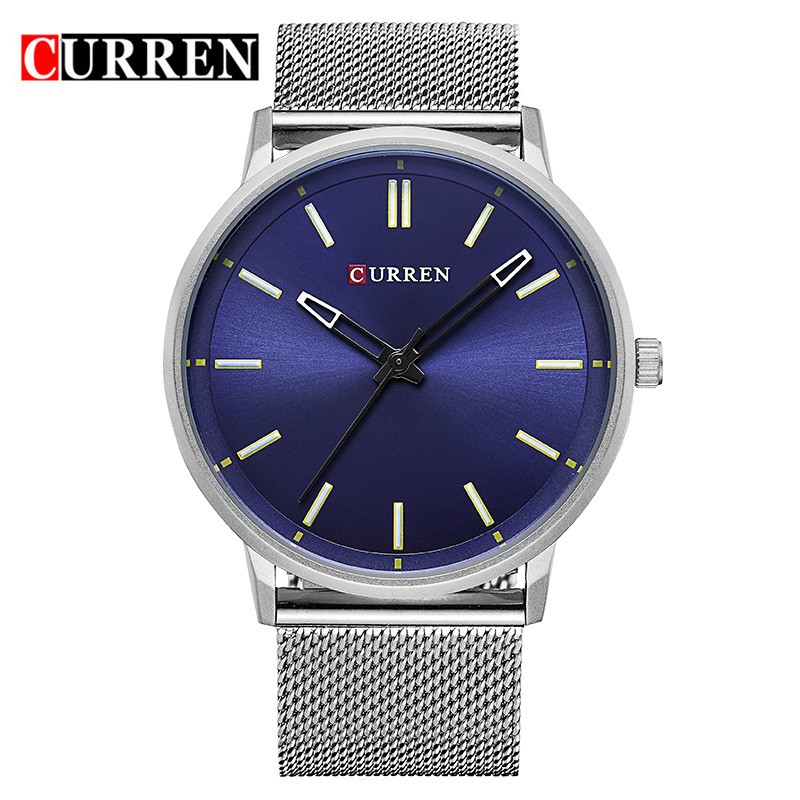 RELOJ HOMBRE 8233 CURREN PLATEADO - 2