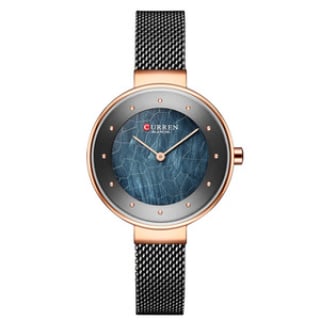 RELOJ CURREN DE MUJER 9032 AZUL EN ACERO INOXIDABLE | AJUSTABLE - 1