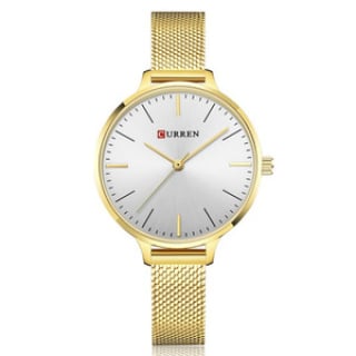 RELOJ CURREN DE MUJER 9022 DORADO EN ACERO INOXIDABLE | AJUSTABLE - 1