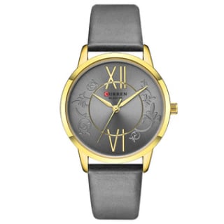 RELOJ CURREN DE MUJER 9049 GRIS EN CUERO | AJUSTABLE - 1