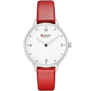 RELOJ CURREN DE MUJER 9039 EN COLOR ROJO EN CUERO | AJUSTABLE - 1