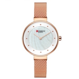 RELOJ CURREN DE MUJER 9032 ROSADO EN ACERO INOXIDABLE | AJUSTABLE - 1