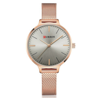 RELOJ CURREN DE MUJER 9022 ROSADO EN ACERO INOXIDABLE | AJUSTABLE - 1