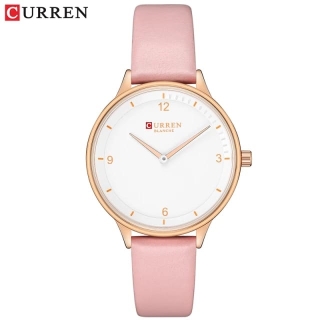 RELOJ CURREN DE MUJER 9039 ROSA EN CUERO | AJUSTABLE - 1