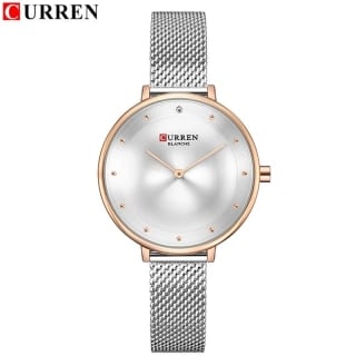 RELOJ CURREN DE MUJER 9029 PLATEADO | AJUSTABLE - 1