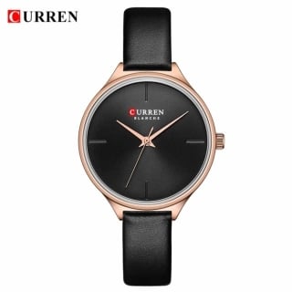 RELOJ CURREN DE MUJER 9062 EN COLOR NEGRO EN CUERO | AJUSTABLE - 1